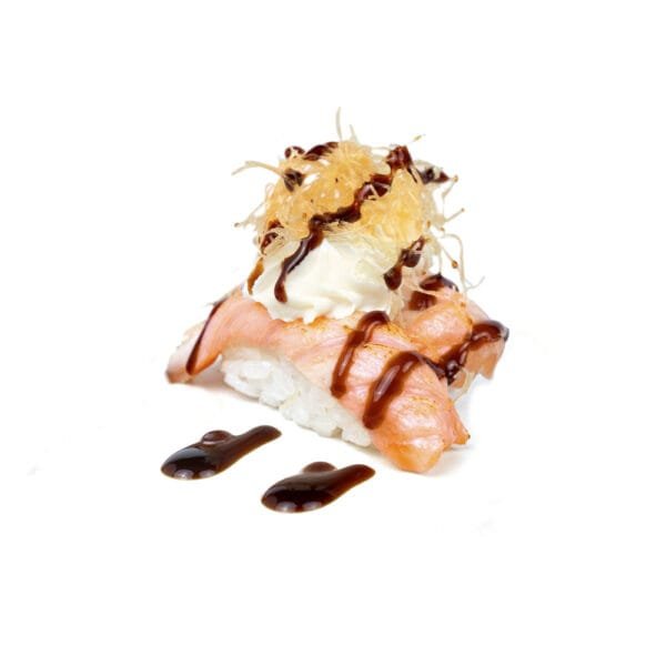 Rishi sushi - Nigiri salmon style
